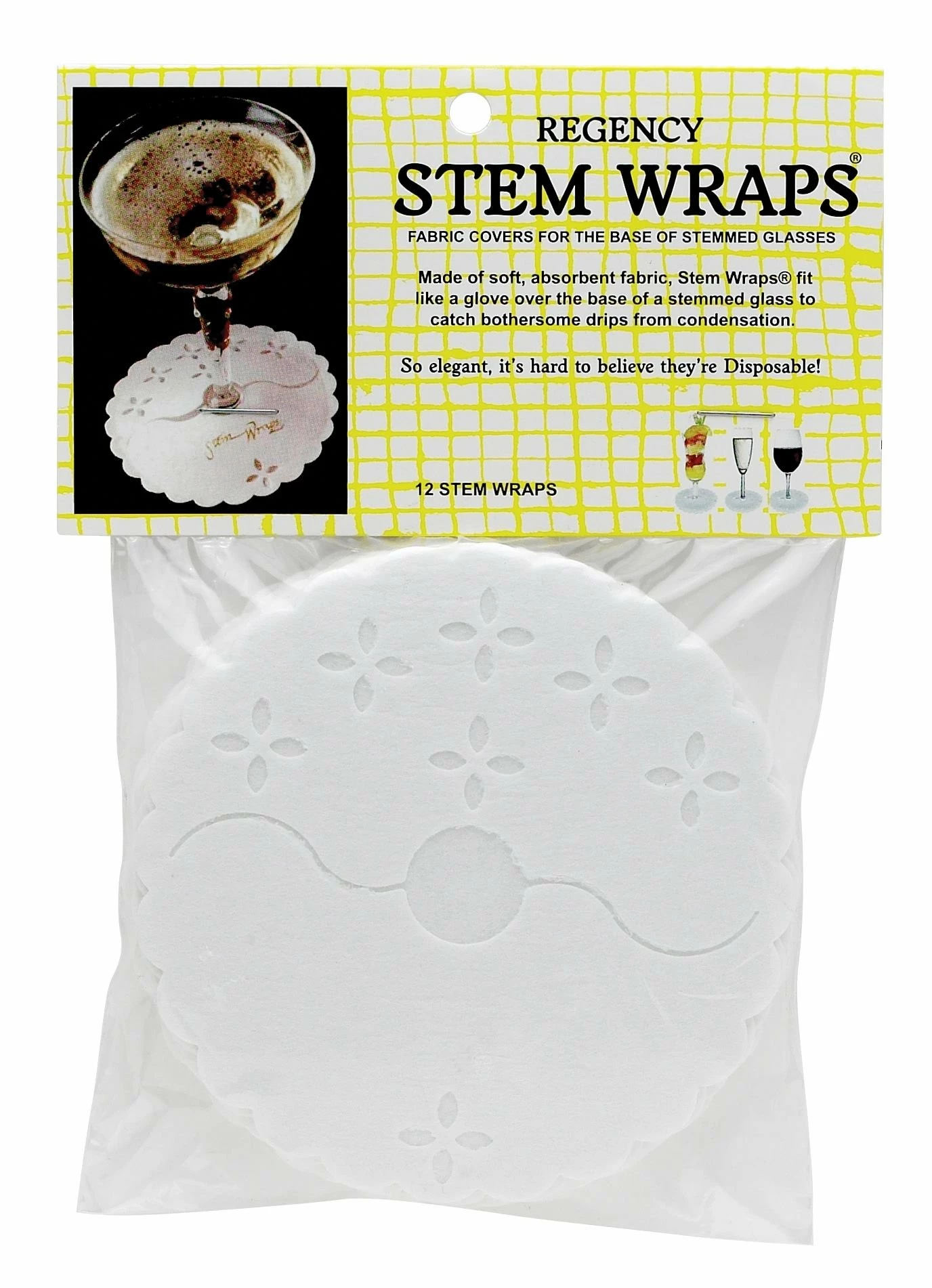 Coupon ???? Harold Import Company Wine Glass Stem Wrap Pack Of 12 White ⭐ 4 Coupon ???? Harold Import Company Wine Glass Stem Wrap Pack Of 12 White ⭐ - Image 2
