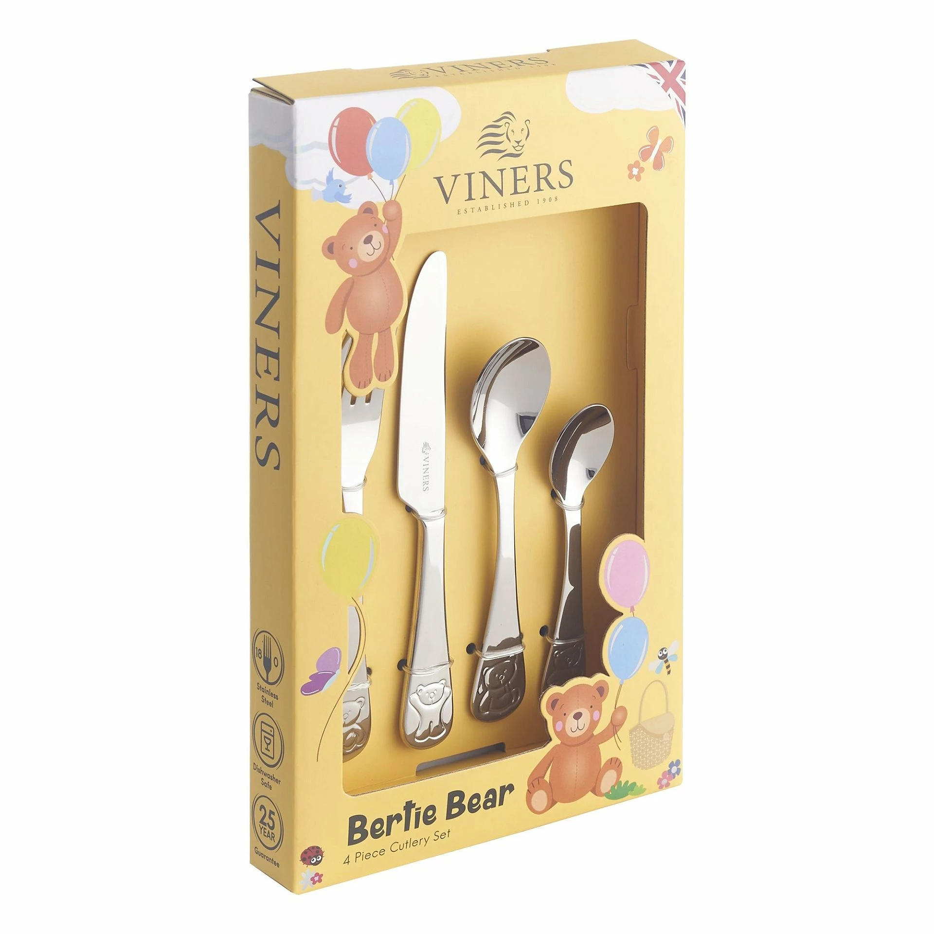 Top 10 โ๏ธ Viners 4-Piece Kids Flatware Set Giftbox | Bertie Stainless Steel ๐ 5 Top 10 โ๏ธ Viners 4-Piece Kids Flatware Set Giftbox | Bertie Stainless Steel ๐ - Image 3