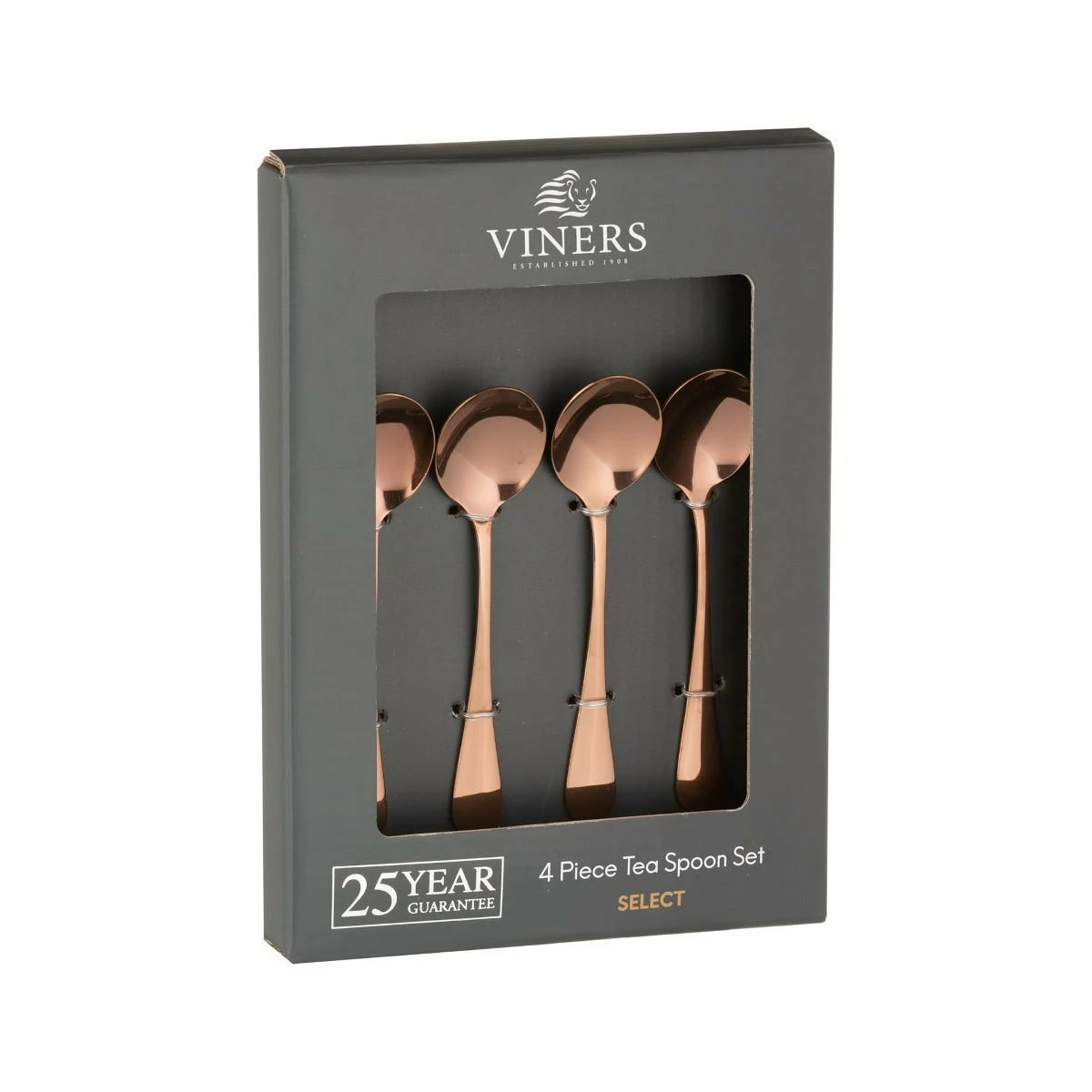 New π Viners Select 4-Piece Tea Spoon Set | Copper Copper π 4 New π Viners Select 4-Piece Tea Spoon Set | Copper Copper π - Image 2