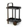 Brand new ⭐ Umbra Bellwood Bar/Serving Cart | Black Walnut Black, Brown ⌛ -Oneida Sales Store 1015392 048 bellwood bar serving cart blk wal cc01
