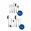 Flash Sale 🧨 Villeroy & Boch 46-Piece Stainless Steel Flatware & Serving Set | Oscar Stainless Steel 🎁 -Oneida Sales Store 1263399084 on fs b