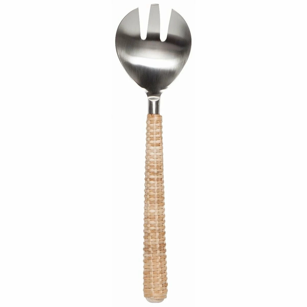 Flash Sale ✔️ Now Designs Salad Servers 2-Piece | Matte Steel/Rattan Tan ⭐ 4 Flash Sale ✔️ Now Designs Salad Servers 2-Piece | Matte Steel/Rattan Tan ⭐ - Image 2