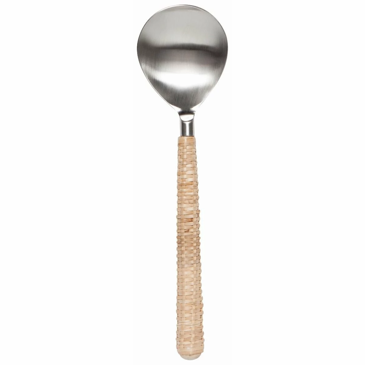 Flash Sale ✔️ Now Designs Salad Servers 2-Piece | Matte Steel/Rattan Tan ⭐ 5 Flash Sale ✔️ Now Designs Salad Servers 2-Piece | Matte Steel/Rattan Tan ⭐ - Image 3