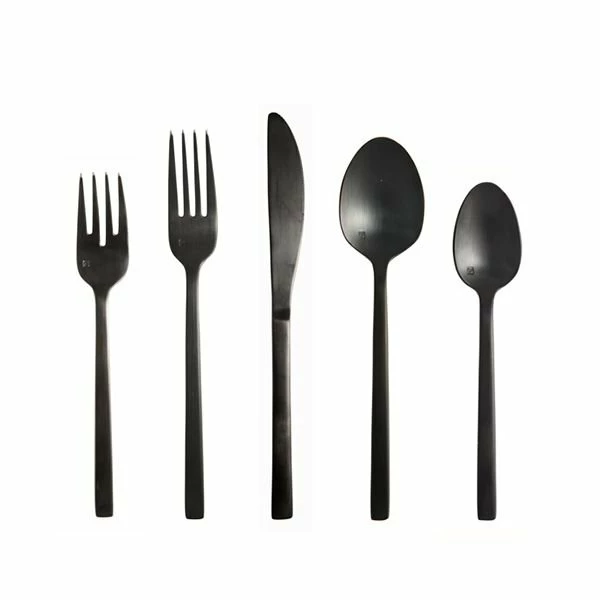 Discount ๐ฅฐ Fortessa Arezzo 20 Piece Flatware Place Setting - Brushed Black Black ๐ 3 Discount ๐ฅฐ Fortessa Arezzo 20 Piece Flatware Place Setting - Brushed Black Black ๐