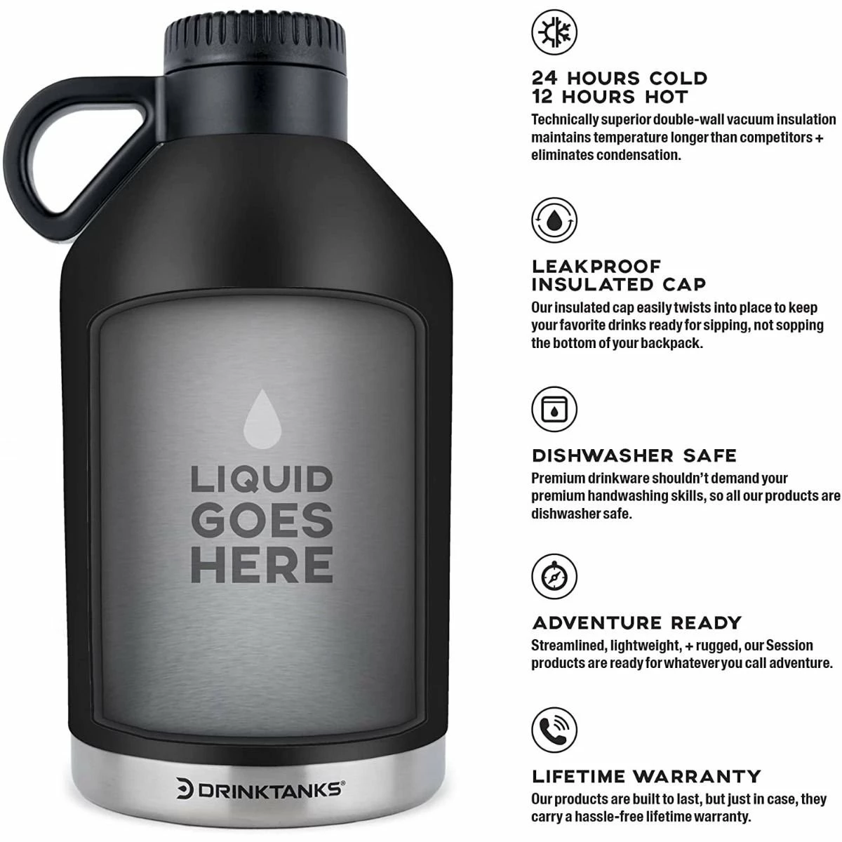 Flash Sale ๐ DrinkTanks 64oz Session Growler | Glacier White ๐ 4 Flash Sale ๐ DrinkTanks 64oz Session Growler | Glacier White ๐ - Image 2