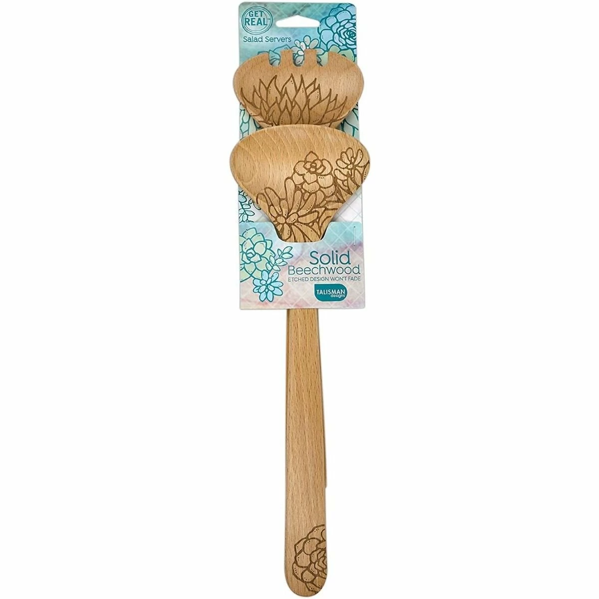 Budget โค๏ธ Talisman Designs Beechwood 2-Piece Salad Serving Set Natural ๐ 3 Budget โค๏ธ Talisman Designs Beechwood 2-Piece Salad Serving Set Natural ๐