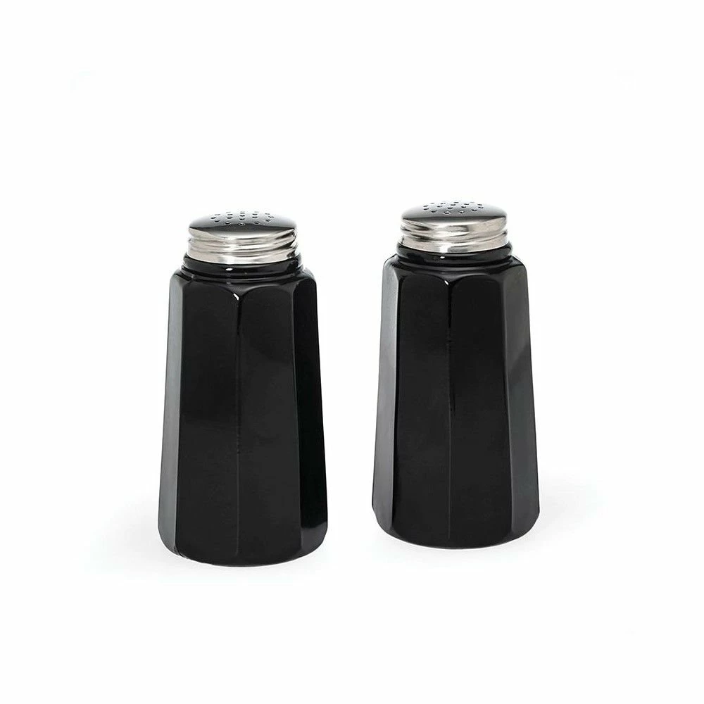 Promo ⌛ Mosser Glass Panel Salt And Pepper Shakers | Black Raspberry Purple 🤩 3 Promo ⌛ Mosser Glass Panel Salt And Pepper Shakers | Black Raspberry Purple 🤩