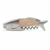 Flash Sale 💯 Kikkerland Corkscrew Bottle Opener | Fish Natural, Steel, Wood ✔️ -Oneida Sales Store ba17 520x400 1024x1024