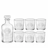 Best Pirce 😀 Bormioli Rocco Officina Whiskey Set | 7-Piece Clear ✔️ -Oneida Sales Store background 1944x