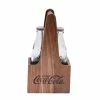 Promo 🔔 TableCraft 1oz Coca-Cola Salt & Pepper Shakers | Green Tinted Glass With Wooden Crate Green 🔥 -Oneida Sales Store cc339nw