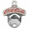 Cheapest ❤️ TableCraft Coca-Cola Wall Mount Bottle Opener Red, Silver 😀 -Oneida Sales Store cc341 01.default