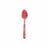 Promo 🎁 Crow Canyon Home Crow Canyon Enameled Slotted Spoon Red Marble Red 🧨