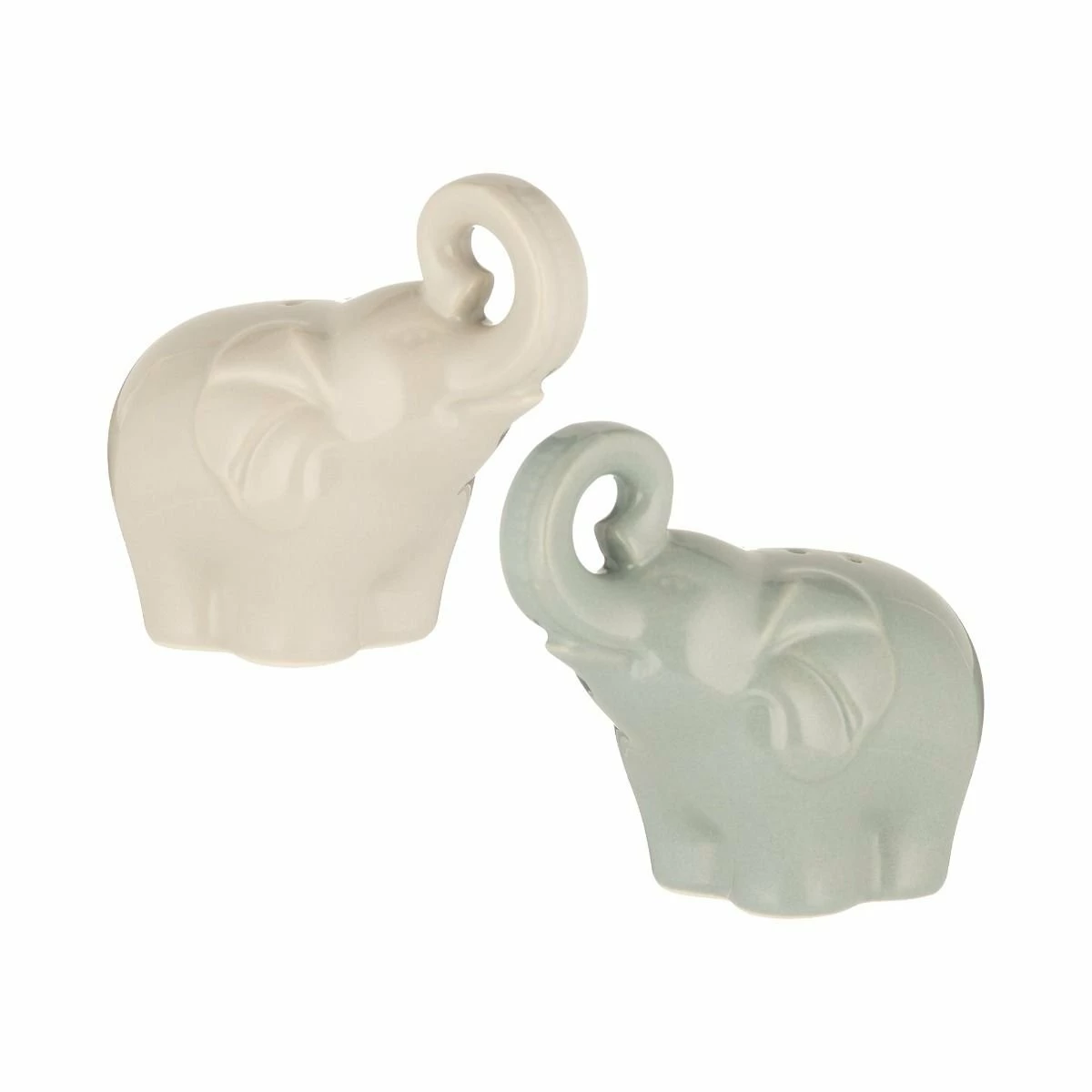 Promo โ Typhoon World Foods Collection | Elephant Shakers (Set Of 2) Blue, Grey ๐งจ 3 Promo โ Typhoon World Foods Collection | Elephant Shakers (Set Of 2) Blue, Grey ๐งจ
