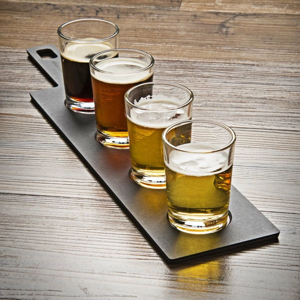 Wholesale π Epicurean Flight Server + Glasses 17.25" Γ 4" | Slate/Nutmeg Black π 4 Wholesale π Epicurean Flight Server + Glasses 17.25" Γ 4" | Slate/Nutmeg Black π - Image 2