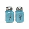 Cheapest 🎉 Mosser Glass Monogram Salt & Pepper Set | Georgia Blue Blue 🎉 -Oneida Sales Store georgiabluesp1
