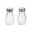 Best Sale 🎁 TableCraft 2oz Salt & Pepper Shakers | Beehive Glass Clear 👏