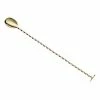 Flash Sale 🛒 Mercer Barfly 15.75" Bar Spoon With Muddler | Gold Plated Steel 🎉