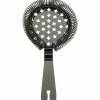 New 👍 Mercer Barfly Classic Hawthorne Spring Bar Strainer | Gun Metal Black Black 🔥 -Oneida Sales Store m37037bk