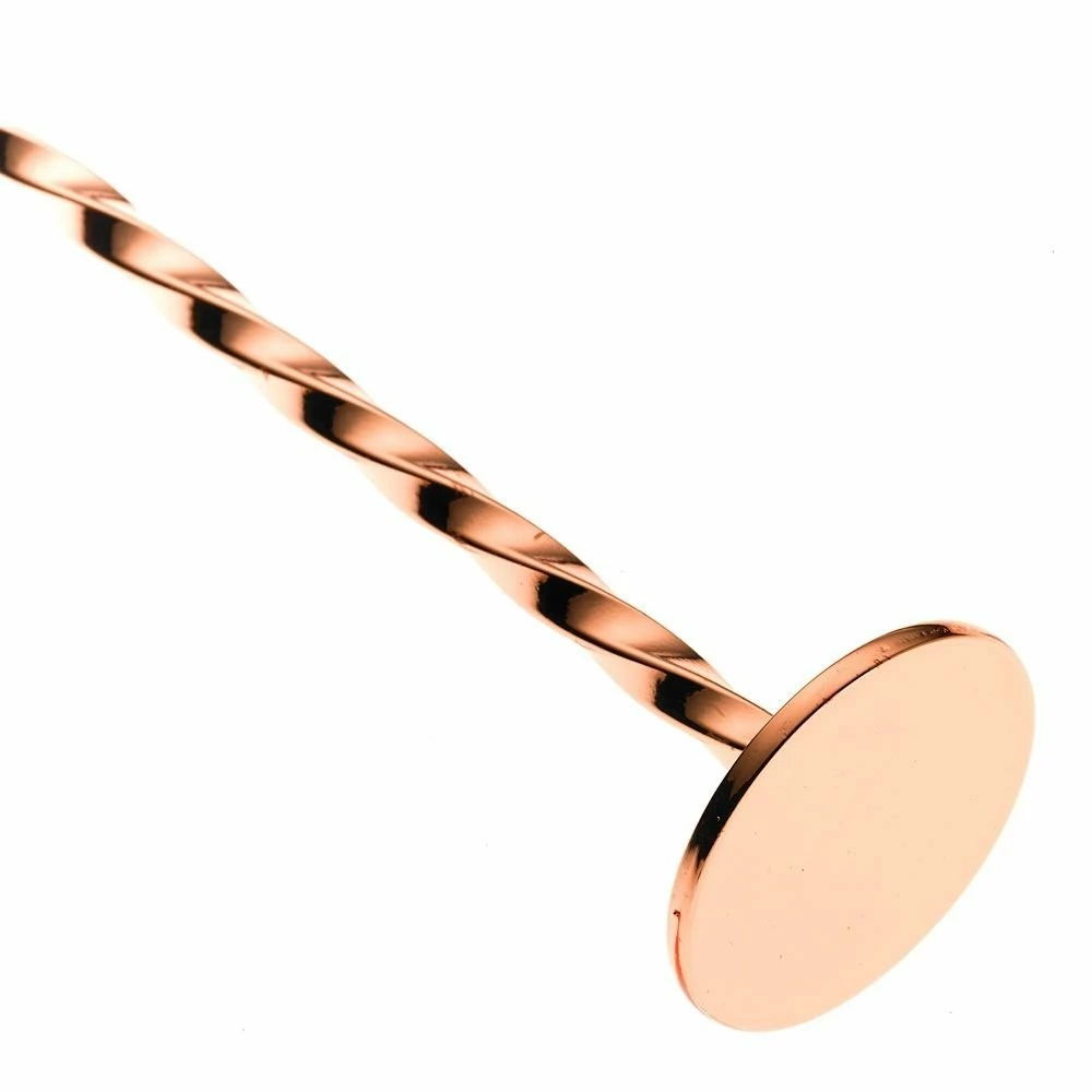 Outlet π₯ Mercer Barfly 15.75" Bar Spoon With Muddler | Copper Plated Copper π 4 Outlet π₯ Mercer Barfly 15.75" Bar Spoon With Muddler | Copper Plated Copper π - Image 2