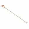 Outlet 🔥 Mercer Barfly 15.75" Bar Spoon With Muddler | Copper Plated Copper 😉 -Oneida Sales Store mercer barfly copperplated barspoon with muddler m37019cp