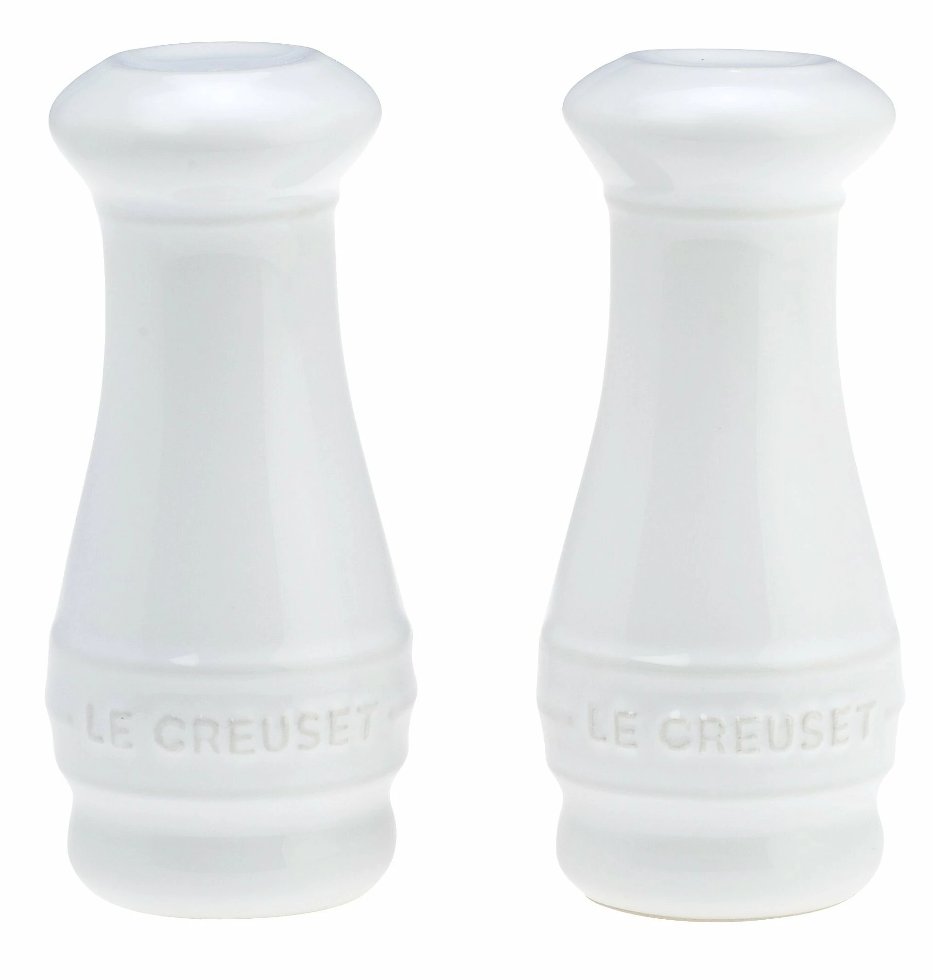Wholesale ⭐ Le Creuset 2-Piece Salt & Pepper Shakers | White White 🌟 3 Wholesale ⭐ Le Creuset 2-Piece Salt & Pepper Shakers | White White 🌟