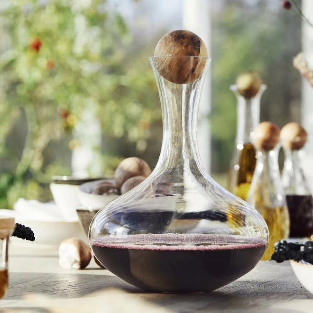 Cheap π€© Sagaform Red Wine Carafe With Oak Stopper Clear βοΈ 5 Cheap π€© Sagaform Red Wine Carafe With Oak Stopper Clear βοΈ - Image 4
